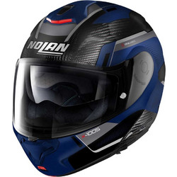Nolan X-1005 Black Blue Grey 47 Κράνος Μηχανής Flip-Up