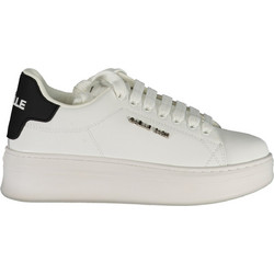Gaelle Paris Γυναικεία Sneakers Flatforms Λευκά Μαύρα GACAW00019