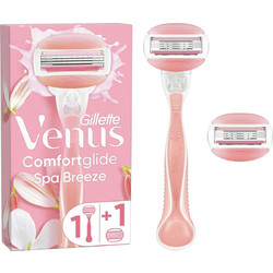 Gillette Venus ComfortGlide Spa Breeze Γυναικείο Ξυραφάκι με Ανταλλακτικές Κεφαλές με 3 Λεπίδες & Λιπαντική Ταινία 2τμχ