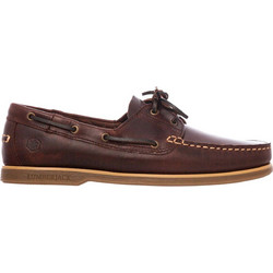 Lumberjack Navigator Ανδρικά Μοκασίνια Boat Shoes Δερμάτινα Καφέ SM07804-005B03-M0199