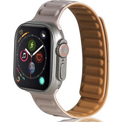 Beline Magnetic Λουράκι Σιλικόνης Grey (Apple Watch 42 / 44 / 45 / 49mm)