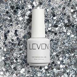 Leven G009 Sparkle Glitter Ημιμόνιμο Βερνίκι Νυχιών 15ml