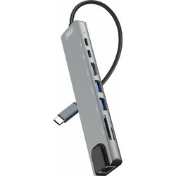 XO HUB003 USB-C Docking Station με HDMI 4K PD Ethernet