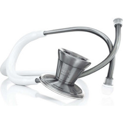 MDF Instruments ProCardial (R) Καρδιολογικό Στηθοσκόπιο με Διπλό Κώδωνα Titanium White Metalika