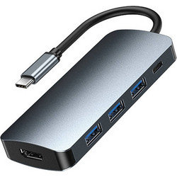 Remax RU-U5 USB-C Docking Station με HDMI 4K PD Ethernet