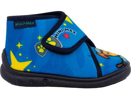 Mini Max Ανατομικές Χειμερινές Παιδικές Παντόφλες Μποτάκια για Αγόρια Μπλε V-DON-3