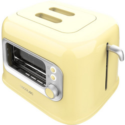 Retro Vision CEC-08041 Φρυγανιέρα 2 Θέσεων 700W Κίτρινος