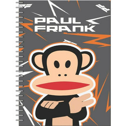 Back Me UP Paul Frank Julius Σπιράλ Τετράδιο Ριγέ B5 70 Φύλλων 2 Θεμάτων Γκρι 346-76402A