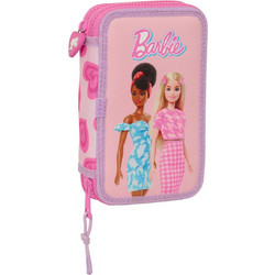 Safta Barbie Love Κασετίνα Γεμάτη με 2 Θήκες Ροζ S4309511