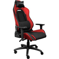 Trust GXT714R Ruya Καρέκλα Gaming Υφασμάτινη με Ρυθμιζόμενα Μπράτσα Κόκκινη Μαύρη 25064