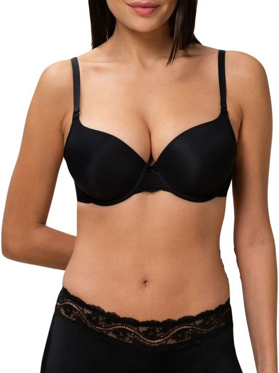 Triumph Lovely Micro Σουτιέν Push Up με Μπανέλα Μαύρο 10186625-0004