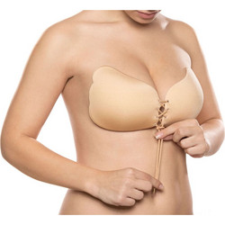 Bye Bra Σουτιέν Αυτοκόλλητο Push Up χωρίς Μπανέλα Nude D-215773