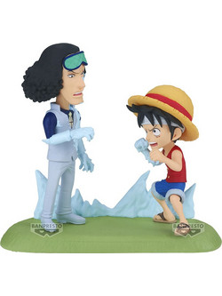 Banpresto One Piece WCF Log Stories Monkey D. Luffy Vs Kuzan 9cm