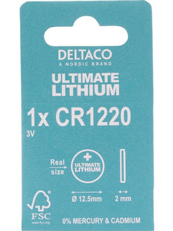 Deltaco Ultimate CR1220 1τμχ