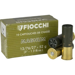 Fiocchi Magnum Φυσίγγια Συγκέντρωσης 12Cal 76mm 52gr 10τμχ
