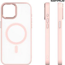 Sonique Magnetic Magmetal Back Cover Pink (iPhone 15 Plus)