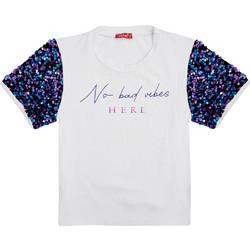 Chief Παιδικό T-Shirt Κοντομάνικο Λευκό Navy Μπλε 32010012004
