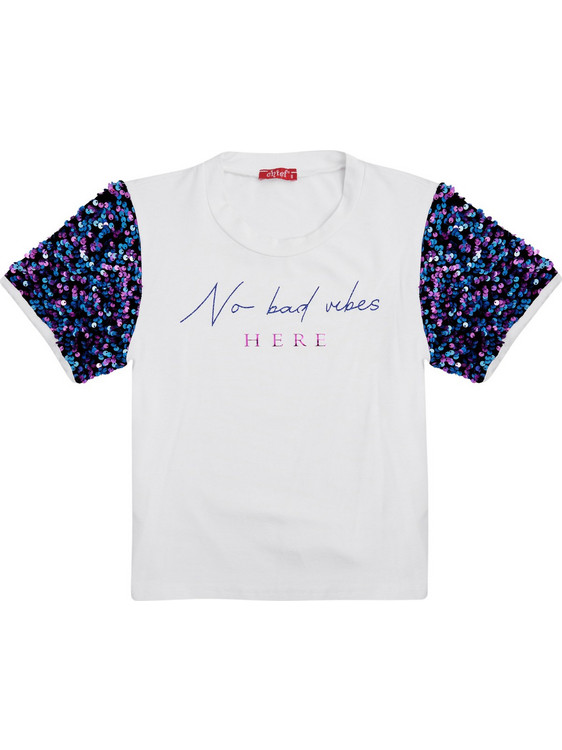 Chief Παιδικό T-Shirt Κοντομάνικο Λευκό Navy Μπλε 32010012004