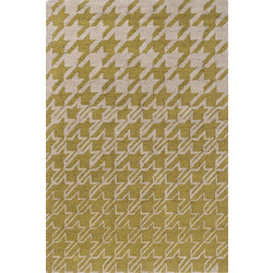 Ted Baker Houndstooth Χαλί Ορθογώνιο Καλοκαιρινό 140x200cm 455706 Mustard