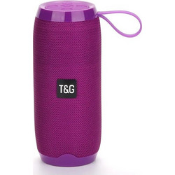 T&G TG-106A Ηχείο Bluetooth 10W με Ραδιόφωνο Μωβ