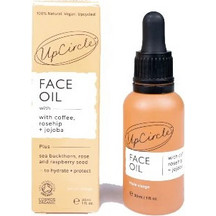 UpCircle Coffee, Rosehip & Jojoba Βιολογικό Ενυδατικό Λάδι Προσώπου για Λάμψη με Jojoba 30ml