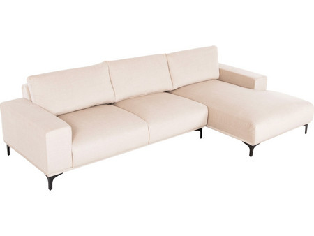 HomeMarkt Noa Γωνιακός Καναπές Δεξιά Γωνία Εκρού 288x157x80cm HM3278.01R