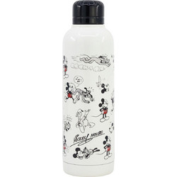 Stor Mickey Mouse Vintage Παιδικό Παγούρι Θερμός Ανοξείδωτο BPA Free Λευκό 515ml
