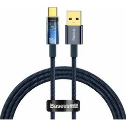 Baseus Explorer Series Braided USB-A to USB-C 100W 1m Blue CATS000203