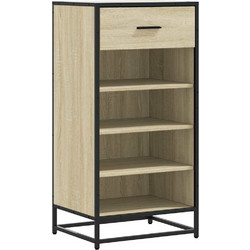 vidaXL Παπουτσοθήκη Ξύλινη Sonoma M48xΠ38xY97.5cm 849210