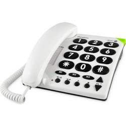 Doro PhoneEasy 311c Ενσύρματο Τηλέφωνο για Ηλικιωμένους Λευκό