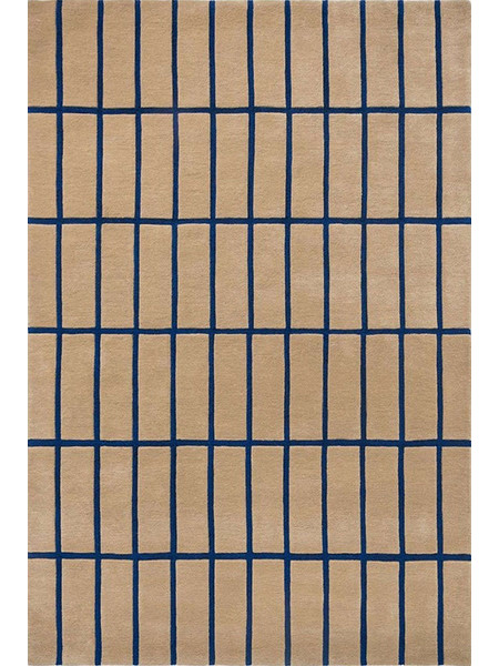 Marimekko Tiliskivi Χαλί Ορθογώνιο Μάλλινο 170x240cm 132908 Beige Blue