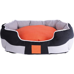 M-Pets Moon Basket Καναπές Κρεβάτι Σκύλου Μαύρος Πορτοκαλί 90x70cm
