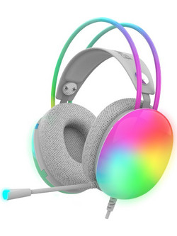 Inca IGK-X8Y Gaming Headset Over Ear Multicolor Grey