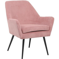 Fylliana Πολυθρόνα Ροζ Rochelle 370-124-058