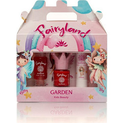 Garden Fairyland Box 2 Nail Polish Rosy 3 7.5ml + Lip Oil Watermelon 13ml + Lip Balm Cherry 5.2gr