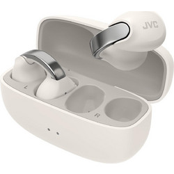 JVC HANP1 Ακουστικά Bluetooth Earbud Ανθεκτικά στο Νερό Off White