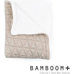 Bamboom Honey Κουβέρτα Αγκαλιάς Βελουτέ 75x100 Γκρι