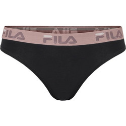 Fila Urban Βαμβακερό Γυναικείο Brazil Μαύρο Ροζ FU6067-499