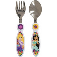 Stor Disney Princess Σετ Βρεφικό Πιρούνι & Κουτάλι 12m+ Λευκό 2τμχ
