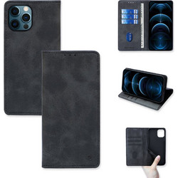 Sonique Vintage Magnet Wallet Black (iPhone 12 Pro Max)