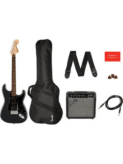Fender Squier Affinity Strat Charcoal Frost Metallic
