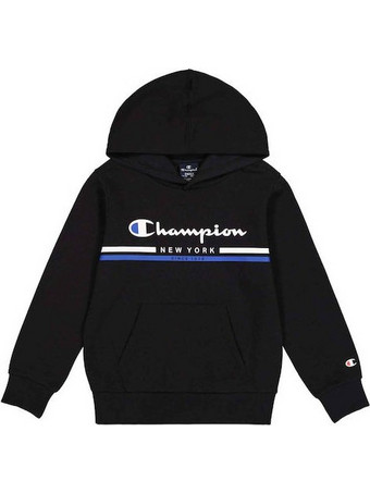 Champion Παιδικό Φούτερ με Κουκούλα Μαύρο 306837-KK001
