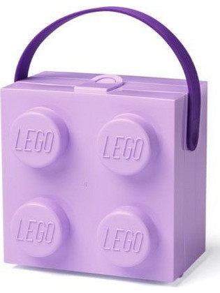 Lego Storage Box with Handle Lavender για 4+ Ετών 40240004