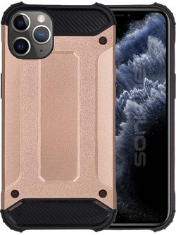 Sonique Heavy Armor Back Cover Rose Gold (iPhone 11 Pro)
