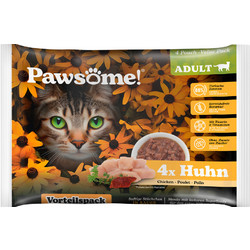 Pawsome Adult with Chicken in Sause 4x85gr