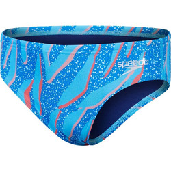 Speedo Allover Αθλητικό Παιδικό Μαγιό Σλιπ για Αγόρι Γαλάζιο 8003185-17531