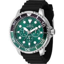 Invicta Pro Diver Ανδρικό Ρολόι με Μαύρο Καουτσούκ Λουράκι 47232