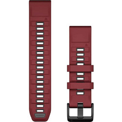 Garmin QuickFit 22 Λουράκι Σιλικόνης Marsala / Graphite