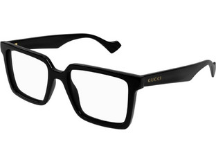 Gucci GG1540O 001 Ανδρικός Σκελετός Γυαλιών Οράσεως Κοκάλινος Μαύρος