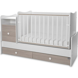 Lorelli Trend Plus New Πολυμορφική Κούνια για Στρώμα 62x110cm White Amber 10150590044P